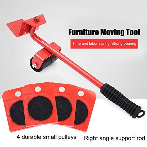 Fafeicy Heavy Duty Furniture Moving Tool, Furniture Slides Kit with Thicken Rolling Wheels Heavy Objects