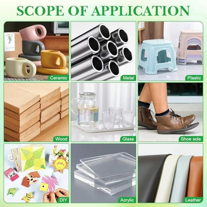 Welding High Strength Oily Glue, Instant Bonding, Upgrade Multifunctional Glue Powerful Universal Glues, Repairs for Metal, Wood, Ceramic, Leather, Glass, Metal, Plastic ect, 50G (2pcs) - color: 2pcs