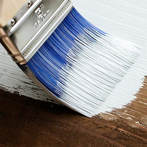 Bates - 2 Pack, 3 Inch & 2.5 Inch, Wood Handle, Paint Brushes Set, Professional House, Trim, Sash Paint Brush - color: Wood Handle Angle/Flat, size: 2 Pack, 2.5” & 3”