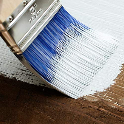 Bates - 2 Pack, 3 Inch & 2.5 Inch, Wood Handle, Paint Brushes Set, Professional House, Trim, Sash Paint Brush - color: Wood Handle Angle/Flat, size: 2 Pack, 2.5” & 3”