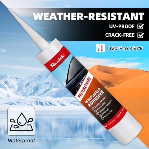 Polyurethane Windshield Adhesive & Sealant 300ML - High Strength, Fast Curing Formula for Automotive Glass, Car Windscreen, RV Window - Professional Strength, Weather Resistant Crack Repair Glue - size: 300ml, style: 1 Pack