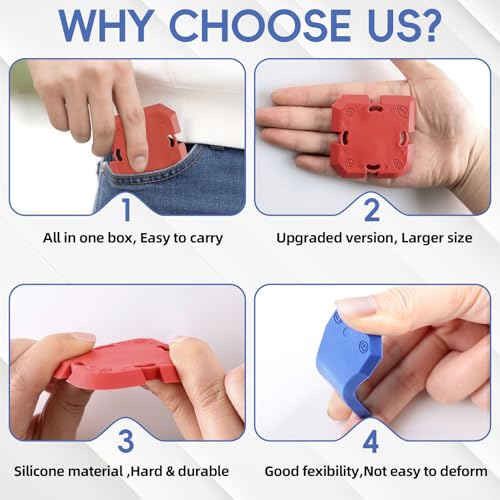 Goopreen Caulking Tool, 11 PCS Silicone Caulking Tool Kit, Caulk Remover Tool with 3 Metal Scrapers & Caulking Guide, Caulking & Grout Tools for Kitchen, Bathroom, Window, Sink&Tile Sealant Finishing