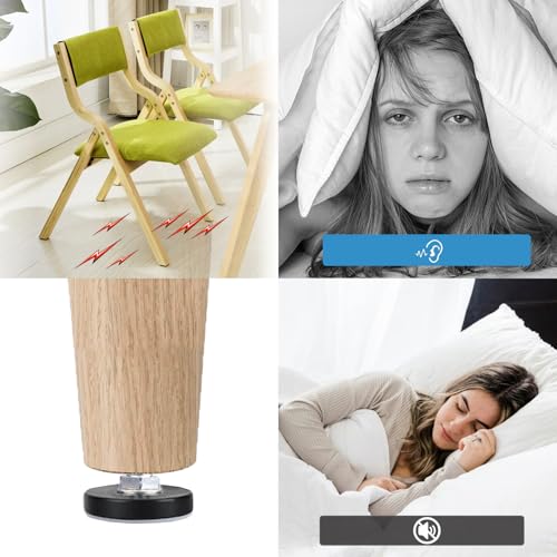 1/4" Thread Leveling Feet PTFE(Teflon) Bottom(20mm Base), Adjustable Furniture Feet Threaded Screw in Furniture Glide Leveler for Carpet and Hardwood Surface (20mm Base 1/4-20x1-4 Pack) - size: 20mm Base 1/4-20x1"-4 Pack