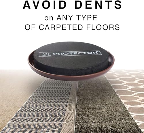 Furniture Sliders for Carpet X-PROTECTOR - 24 PCS Moving Pads 3 1/2" - Sliders for Furniture. Move Your Furniture Easily with Reusable Furniture Moving Sliders for Carpets! - size: 24 Pcs 3.5"