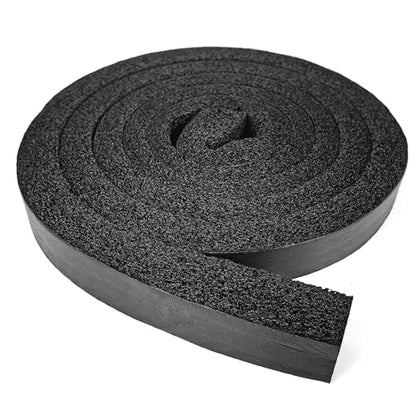 Weather Stripping Door Seal Strip, 1 in x 1 in, Non-Adhesive, High Reslilience, AC Insulation Tape, Weatherproof, Reduce Noise, Gap Filler, Foam Insulation Tape for Doors and Windows - color: Non-Adhesive