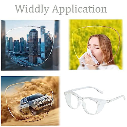 Safety Glasses for Men Women, Anti Fog Safety Goggles Comfortable Blue Light Blocking UV Protective Adult Nurse - color: Clear 1pack