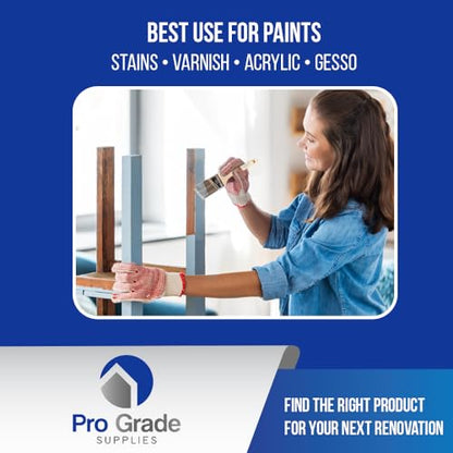 Pro Grade - Paint Brushes - 12Ea 2.5" Angle Brushes (Pack of 2) - size: 12Ea 2.5A (Pack of 2)
