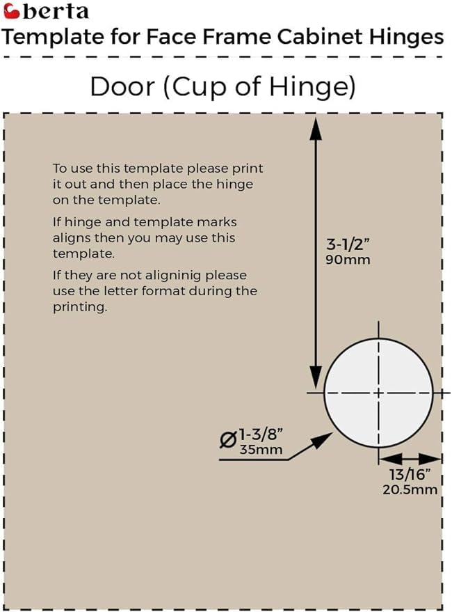 Berta 2-Pack, 5/8 inch Overlay Soft Closing Face Frame Cabinet Hinges, 105 Degree 6-Ways 3-Cam Adjustment Concealed Kitchen Cabinet Door Hinges with Screws (5/8 inch, 2 Pieces) - size: 5/8 In. Overlay | 2 Pieces