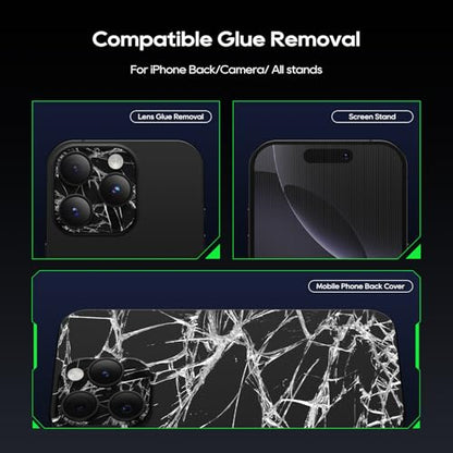 V8 MINI Laser Machine for iPhone Rear Screen Brackets and Camera Lens, w/Iron Molds & Phone Repair Tool Kits (Normal) - color: Normal
