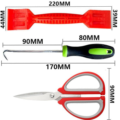 Screen Repair Tool,Screen Roller Tool,Screen Spline Tool,7 in 1 Window Screen Tool,Screen Mouse Spline Roller for Installing