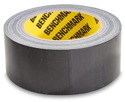 6 Pack - Black Duct Tape (2 in x 90 ft/Roll); Total of 540 Feet (180 Yards); Heavy Duty; Tear by Hand Design; No Residue; Strong Yet Flexible; Great for Repairs of All Kinds; Duck Tape; Bulk Pack - color: Black