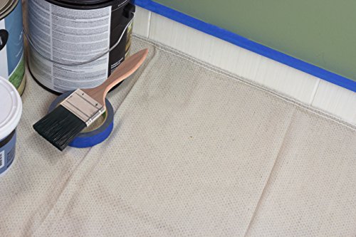 8 Oz Canvas Safety Drop Cloth, 3.5' x 12', (Pack of 8) - size: 3.5' x 12'
