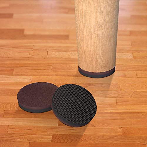 Non Slip Furniture Pads -20 pcs 3" Furniture Grippers, Non Skid for Furniture Legs,Self Adhesive Rubber Feet Furniture Feet, Anti Skid Furniture Hardwood Floor Protector for Keep Couch Stoppers - size: 20 pcs 3" Round