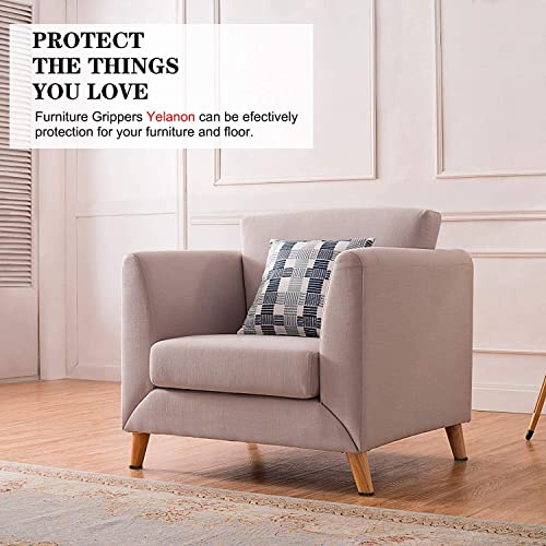 Yelanon Non Slip Furniture Pads -16pcs 2.5" Grippers Hardwood Floors, Non Skid for Furniture Legs,Self Adhesive Rubber Furniture Feet, Anti Slide Furniture Floors Protectors for Keep Couch Stoppers - size: 16pcs 2.5" Square