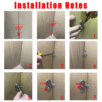 Sliding Bolt Door Lock,Slide Locks for Inside Door,90 Degree Moving Door Right Angle Buckle Privacy Lock, 90 Degree Latch