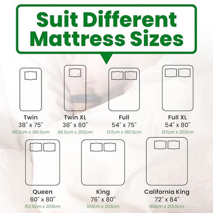 ECOHomes Non Slip Mattress Gripper Pad Stop Mattress, Keep Topper from Sliding - Anti Slip Grip Pads Holder Stop Couch Cushion, Sofa Cushions, Patio & Furniture to Prevent Sliding (Cal King) - size: California King