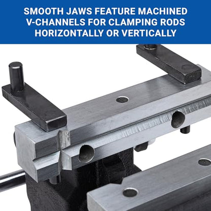 Yost Vises, 5in. Multi-Purpose Vise, Jaw Width 5 in, Jaw Capacity 2.9 in, Model# MV-5 - size: 5 Inch