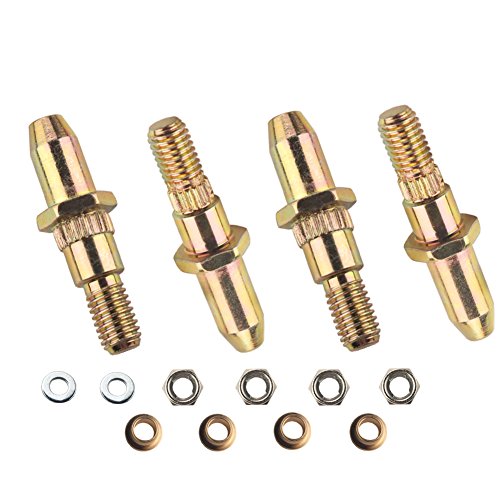 JGR Door Hinge Pin Bushing Repair Kits 2 hinges for Chevy Silverado GMC Sierra 1999-up Fullsize Truck SUV - color: 2 hinges