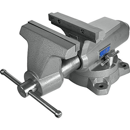 Wilton Mechanics Pro Bench Vise, 8" Jaw Width, 8-1/2" Jaw Opening, 4-1/2" Throat (Model 880M), Grey - size: 8 In.