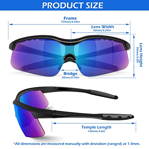 OXG 6 Pack Tinted Safety Glasses for Men Women, Safety Goggles ANSI Z87.1 Protective Eyewear Scratch Resistant Eye Protection - color: Green