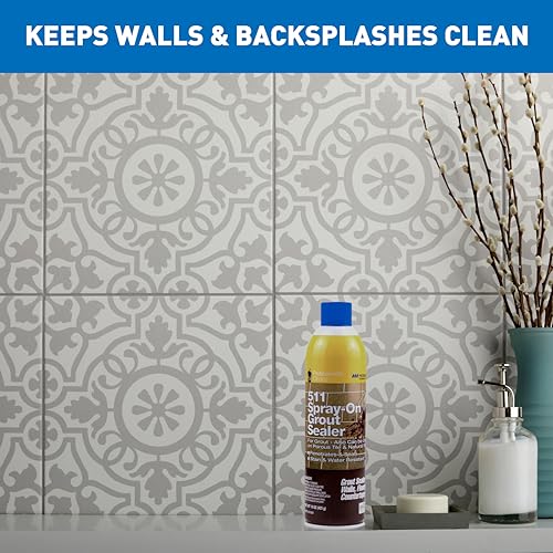 Miracle Sealants Grout Sealer Aerosol Spray, 15 oz - size: 1 Count (Pack of 1)