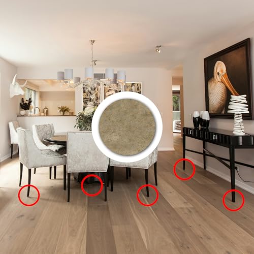 Furniture Felt Pads Brown 144 Pcs Strong Self Adhesive Protectors for Hardwood Floors Laminate Flooring Furniture Feet Chair Legs Table Cabinet Couch Non Scratch Peel Stick Felt Pad Set for All Floors - size: 144 pcs. Brown