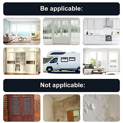 2 Rolls Foam Tape Weather Stripping Door Seal, 1'' W x 3/4'' T High Density Seal Strip, Adhesive Closed Cell Weather Strip Total 13 Feet Long - size: 1IN*3/4IN/13FT