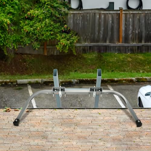 Rengue Ladder Stabilizer, Extension Ladder Standof for Roof Heavy Duty Wall Ladder Adjustable Accessory Safety Stability Easy Use 375 lbs Weight Ratin