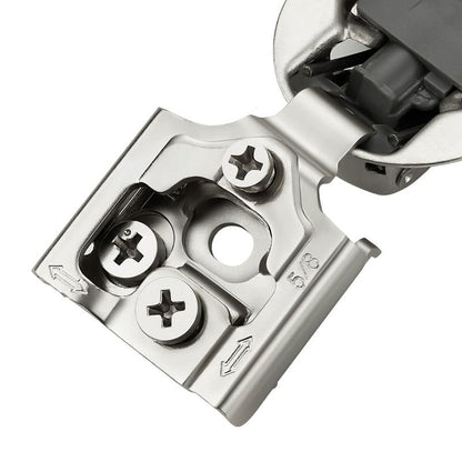 Ravinte 2 Pack 1 Pair 5/8 inch Overlay Soft Close Kitchen Cabinet Hinges Stainless Steel Adjustable Kitchen Hinges Satin Nickel Cabinet Hardware - size: 5/8 inch Overlay