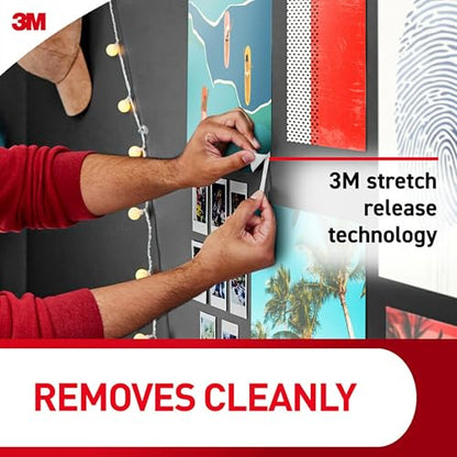 Command Poster Strips Value Pack, 60 Strips Damage-Free Poster Hangers, No Tools Requried, Great for Home, Room, Wall, Office, and Dorm Decor, White Adhesive