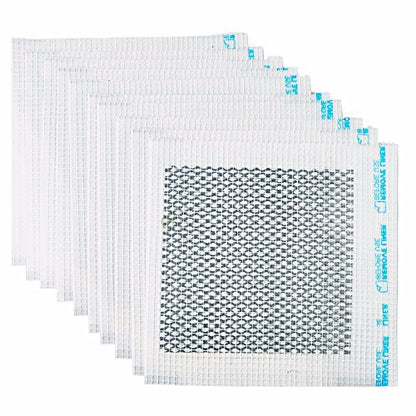 Wideskall® 4" x 4" inch Heavy Duty Self Adhesive Wall Repair Patch for Drywall, Pack of 10 - size: Pack of 10