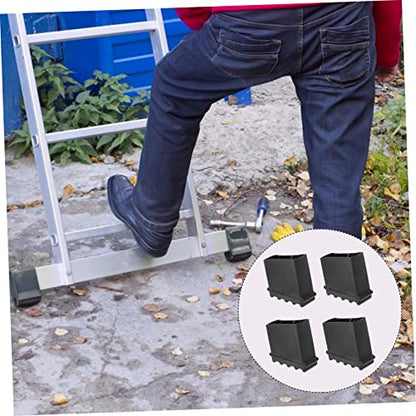 4pcs Non-Skid Ladder Mats Stair Edge Protector for Home Ladders Collapsible