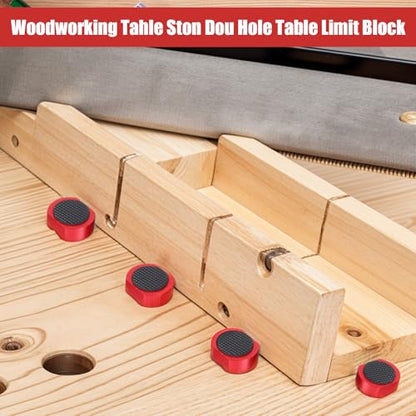 12-Pack 3/4" Aluminum Bench Dogs Non-Slip Bench Dog Clamps Accessories for MFT Workbench, Woodworking & DIY Projects (19mm/0.75inch)