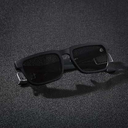 Safety Polycarbonate Polarized Sunglasses for Men and Women UV400 Protection and Includes ANSI Z87 - color: Matte Black-polarized