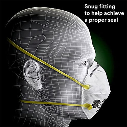 3M Personal Protective Equipment Particulate Respirator 8210, Pack of 160, N95, Disposable, NIOSH APPROVED, Smoke, Dust, Grinding, Sanding, Sawing, Sweeping