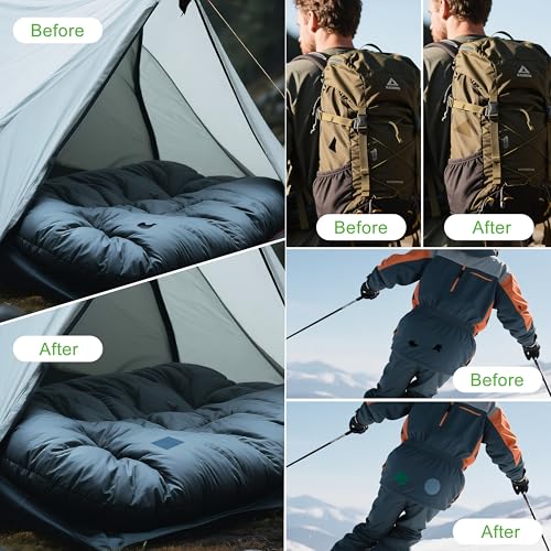 TIANLDD Waterproof Repair Tape for Boat Covers,Tents,Tarp,RV Awning，Fabric Repair Tape(Transparent) - color: Transparent, size: Nylon-7 in x 9 in