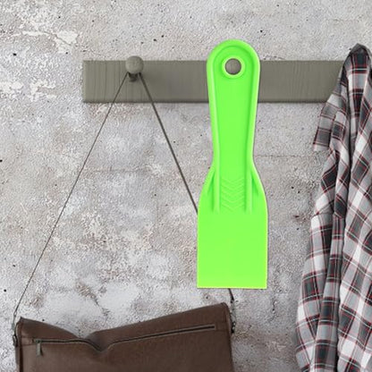 6pcs Plastic Putty Knife, Flexible Putty Scraper Wall Scraper Accessory for Repair Spackling Patching Plastering and Painting(Green) - color: Green