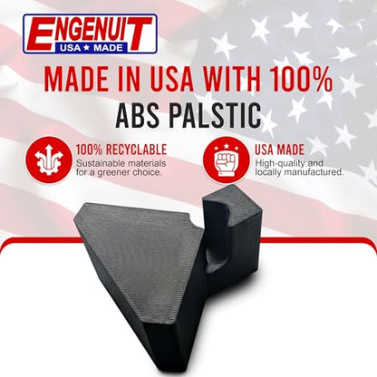 Premium ABS Plastic Residential Door Stopper (2-Pack) Finger-Safe, Wedge Over-The-Hinge Door Holder for Homes- USA Made Door Stopper Ideal for Kitchens, Laundary, Bedrooms & Home Offices - style: Residential