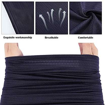 Geyoga Neck Gaiter Bandana Face Mask Summer UV Protection Cooling Breathable Face Mask Neck Scarf Balaclava for Men Women - color: Classic Colors