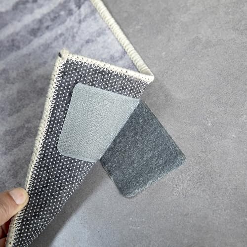 10 Pairs Furniture Pads, Non Slip Floor Grippers, Square Floor Protectors for Under Furniture (Gray, S) - color: Grey, size: Small