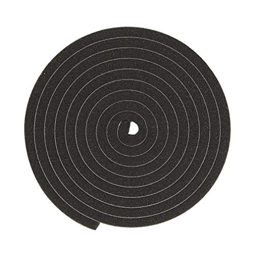 Neoprene Foam Strip Roll by Dualplex, 2" Wide x 10' Long x 1/16" Thick, Weather Seal High Density Stripping with Adhesive Backing – Weather Strip Roll Insulation Foam Strips - size: 2" Wide x 10' Long x 1/16" Thick