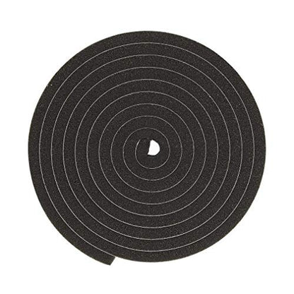 Neoprene Foam Strip Roll by Dualplex, 1" Wide x 10' Long x 1/8" Thick, Weather Seal High Density Stripping with Adhesive Backing – Weather Strip Roll Insulation Foam Strips - size: 1" Wide x 10' Long x 1/8" Thick
