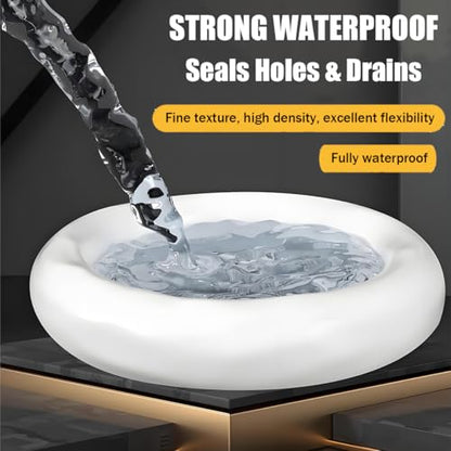 10 Pack Waterproof Sealant Mastic – Quick Repair Sealing Clay for Wall Holes, Drain Connections, Air Conditioning Ducts, Strong Waterproof Putty for Home & Professional Repairs (10 Pack - 1.1 oz) - color: 10 Pack - 1.1 oz