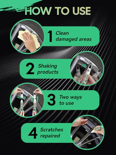 Gloss Black Rim Touch Up Paint for Toyota,Wheel Scratch Repair Touch Up Paint Pen Quick and Easy Fix Auto wheel scratch Scratch - color: Gloss Black