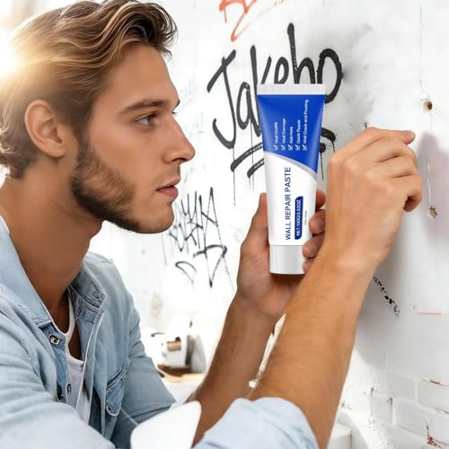 Wall Repair Putty Kit, Drywall Mending Solution, Easy Apply Paste for Holes and Cracks, Sturdy Fast Dry Wall Repair, Home DIY Maintenance Set, Drywall Kit Apartment Ceiling Door
