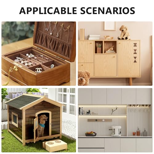 Mini Solid Brass Hinges Cabinet Drawer Butt Hinges for Jewelry Chest Wood Box,1/1.5/2.5Inch,8PCS (1Inch) - size: 1inch