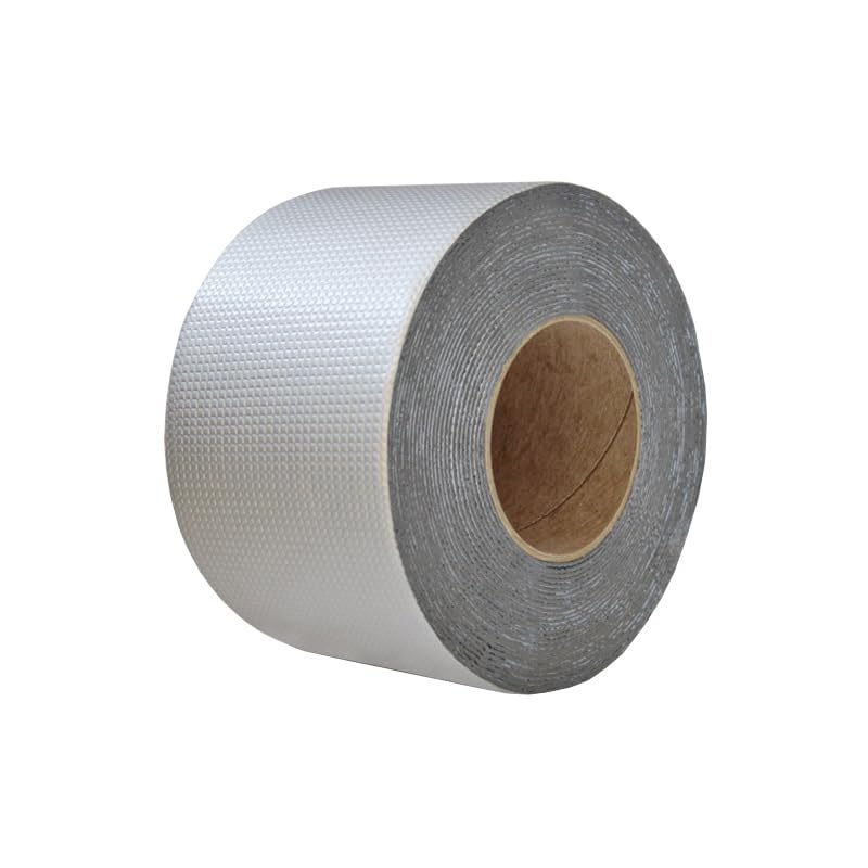 1 Roll - Strong Waterproof Aluminum Foil Butyl Rubber Tape, Leak-Proof Sealant for Pipes & Walls, Ideal for Flat Surfaces - Durable & Weather-Resistant, Sealant Waterproof（Width 5cm×3m