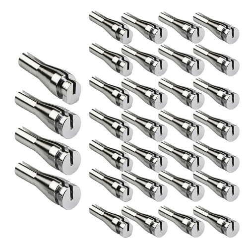 iFJF Door Handle Latch Cable Aluminum Repair Kit Latch Lock Cable Ends Replacement for F/E150 250 350 32 Sets