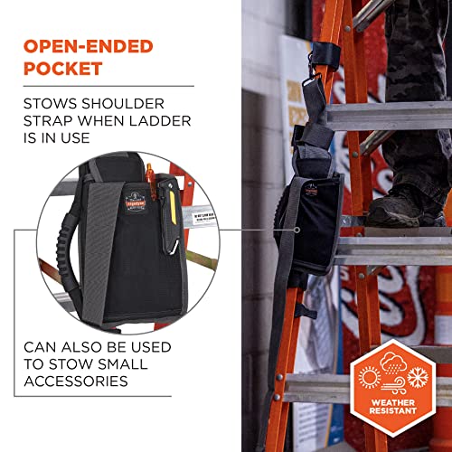 Ergodyne 5300 A-Frame Ladder Shoulder Lifting Strap & Carrying Handle, Transport Ladders with Ease - style: Shoulder Strap + Carry Handle