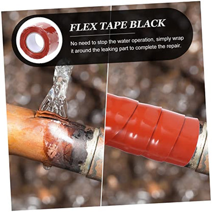 SEWACC Flexible Silicone Rubber Sealing Tape Heavy Duty Self Adhesive Plumber Sealant for Pipe Leak Repair Outdoor Weather Resistant